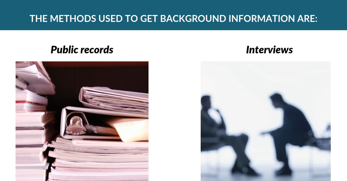 4 Methods that private investigators use to obtain information.