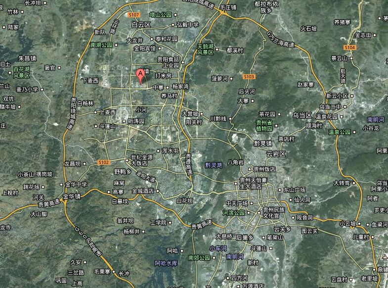 Guiyang, Guizhou Map