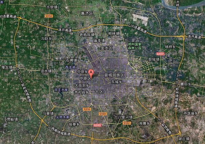 Zhengzhou Map