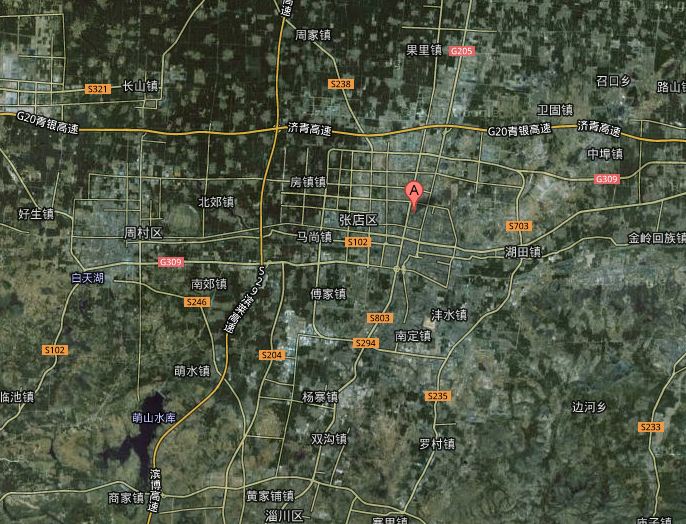 Zibo Map